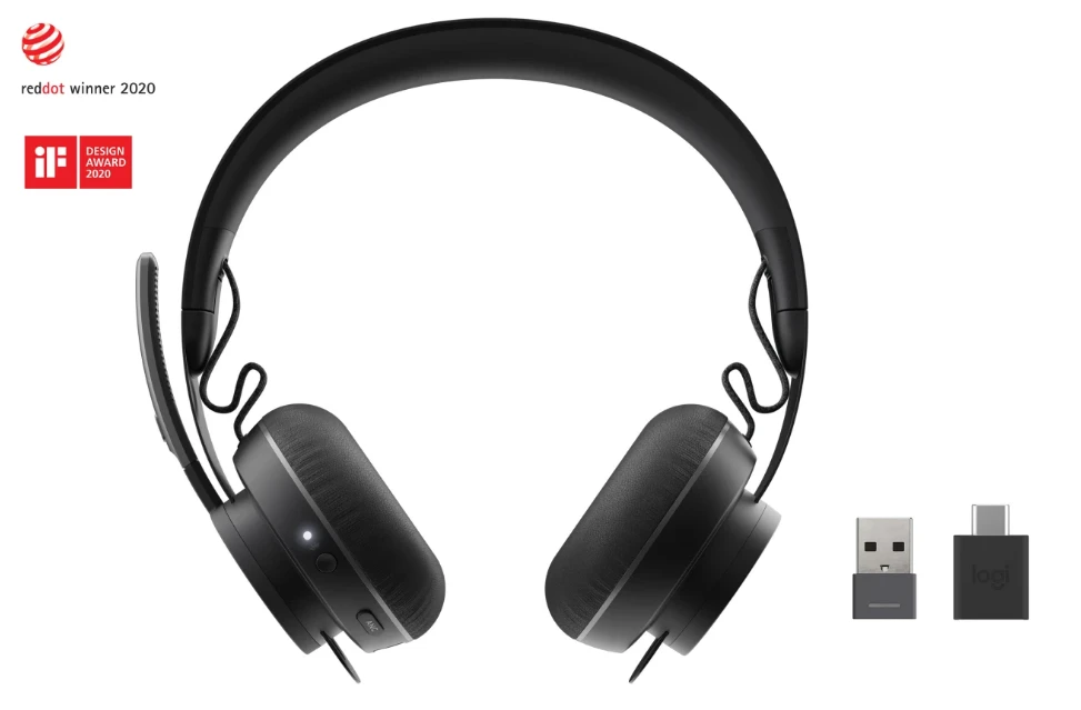 Belaidės Universalios ausinės Logitech UC Zone Wireless, Bluetooth, su mikrofonu aprašymas - Prekės nuotrauka
