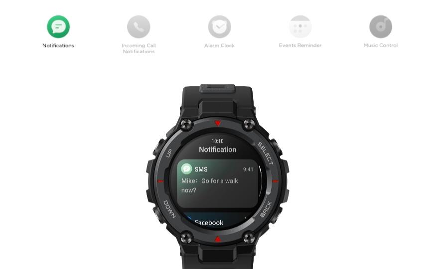 Išmanusis laikrodis Amazfit T-Rex Pro, Dykumos pilkos spalvos aprašymas - Prekės nuotrauka