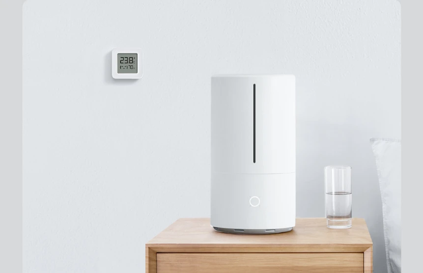 Jutiklis Xiaomi Mi Temperature and Humidity Monitor 2, baltas aprašymas - Prekės nuotrauka