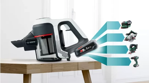 Bosch BBS611BSC Serie | 6 įkraunamasis dulkių siurblys Unlimited, Juodas aprašymas - Prekės nuotrauka