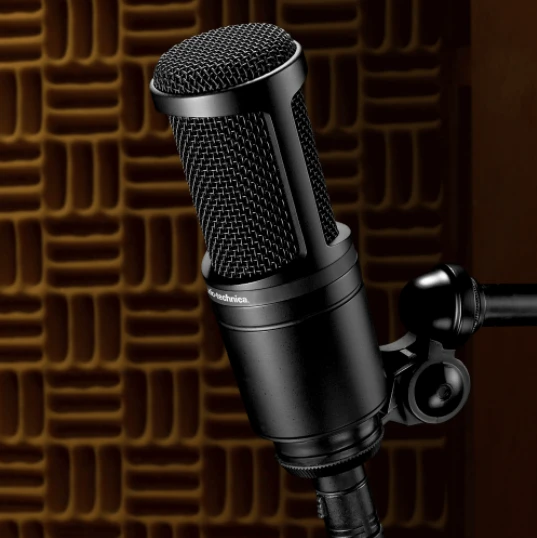 Studijinis Kondensatorinis Mikrofonas Audio-Technica AT2020 aprašymas - Prekės nuotrauka