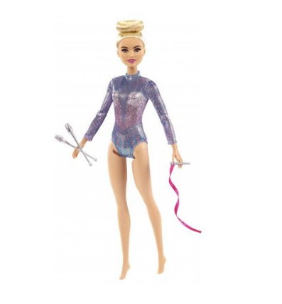 Mattel lėlė Barbie Rhythmic Gymnast Blonde aprašymas - Prekės nuotrauka