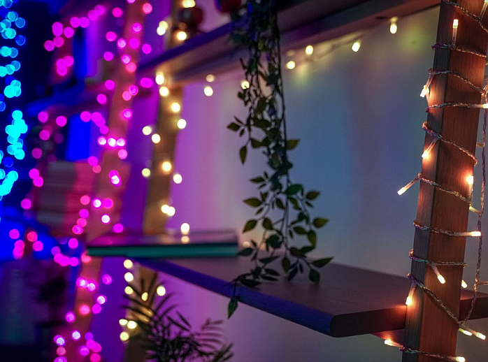 Kalėdinė išmanioji lempučių girlianda Twinkly Icicle 190 LED RGB, varvekliai, daugiaspalvės aprašymas - Prekės nuotrauka
