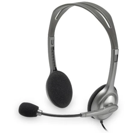 Logitech | LGT-H110 | Stereo ausinės | Juodas, Sidabrinis aprašymas - Prekės nuotrauka