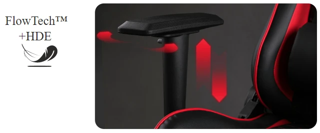 Žaidimų kėdė Sense7 Spellcaster Gaming Chair, Juoda-Raudona aprašymas - Prekės nuotrauka