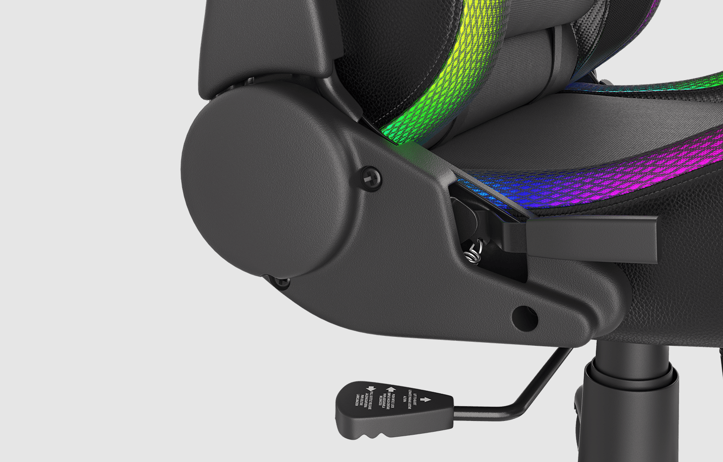 Žaidimų kėdė Genesis Trit 500 RGB Gaming Chair, su RGB pašvietimu aprašymas - Prekės nuotrauka
