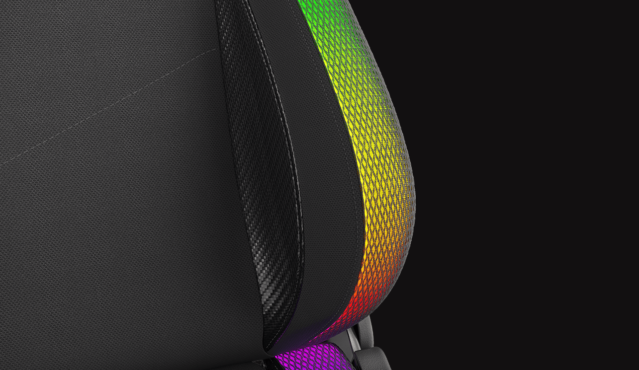 Žaidimų kėdė Genesis Trit 500 RGB Gaming Chair, su RGB pašvietimu aprašymas - Prekės nuotrauka