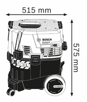 Dulkių siurblys Bosch GAS 35 L SFC+ Professional aprašymas - Prekės nuotrauka