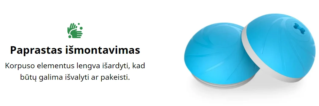 Doggy Village Frantic ORB pakaitiniai ratukai namams aprašymas - Prekės nuotrauka