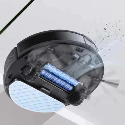 Dulkių siurblys - robotas Ecovacs DEEBOT T9 AIVI Wet\u0026Dry, Juodas | Varle.lt