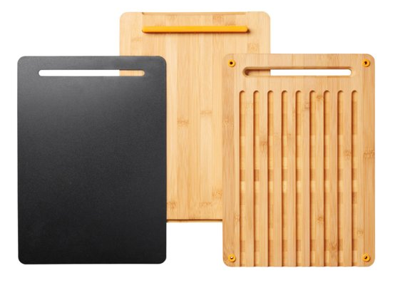 Fiskars Functional Form bambukinių pjaustymo lentelių rinkinys aprašymas - Prekės nuotrauka