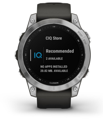 Išmanusis laikrodis Garmin fenix 7 – Standard Edition, Sidabro spalvos korpusas su grafito spalvos silikoniniu dirželiu aprašymas - Prekės nuotrauka