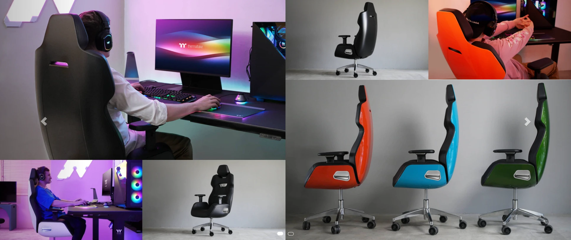 Žaidimų kėdė Thermaltake Argent E700 Gaming Chair, Juoda aprašymas - Prekės nuotrauka