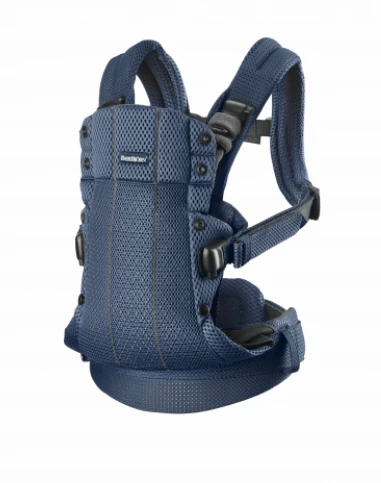BABYBJORN nešioklė HARMONY 3D Mesh, navy mėlynas, 088008 aprašymas - Prekės nuotrauka