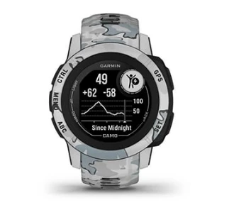 Išmanusis laikrodis Garmin Instinct 2S Camo Edition, Rūko kamufliažinės spalvos aprašymas - Prekės nuotrauka