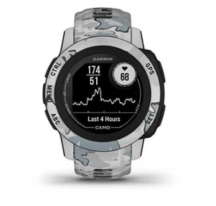 Išmanusis laikrodis Garmin Instinct 2S Camo Edition, Rūko kamufliažinės spalvos aprašymas - Prekės nuotrauka