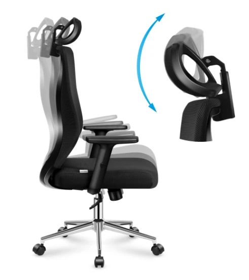 Ergonominė biuro kėdė Mark Adler Manager 3.5, Juodos spalvos aprašymas - Prekės nuotrauka