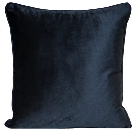 Eurofirany PIERRE CARDIN minkšto ir švelnaus aksomo pagalvės užvalkalas SIBEL, 45X45 cm, spalva: juoda aprašymas - Prekės nuotrauka
