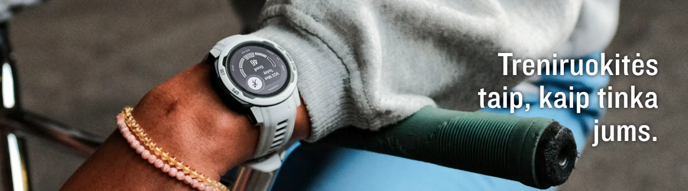 Išmanusis laikrodis Garmin Instinct 2S Solar, Grafito spalvos aprašymas - Prekės nuotrauka