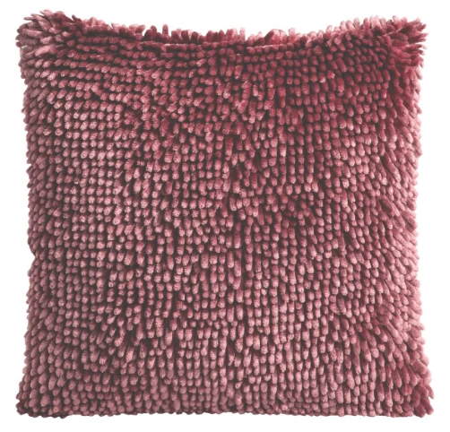 Eurofirany SHAGGY/1 Pagalvės užvalkalas su dekoratyviniais kutais, 40X40 cm, spalva: tamsi bordo aprašymas - Prekės nuotrauka