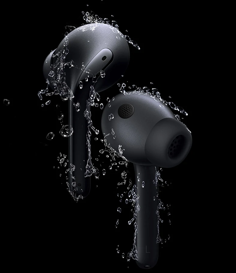 HiFi HD Belaidės Ausinės Xiaomi Buds 3 su HRTF garso suderinimu bei aktyviu triukšmo slopinimu, Juodos aprašymas - Prekės nuotrauka