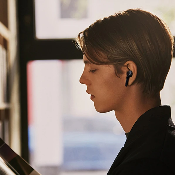 HiFi HD Belaidės Ausinės Xiaomi Buds 3 su HRTF garso suderinimu bei aktyviu triukšmo slopinimu, Juodos aprašymas - Prekės nuotrauka