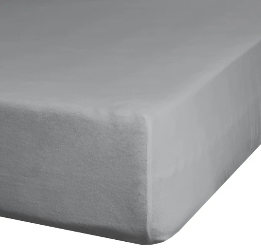 Eurofirany DESIGN 91 Medvilninė paklodė su guma JERSEY, 140X200+30CM, 125 g/m2 , spalva: plieno aprašymas - Prekės nuotrauka