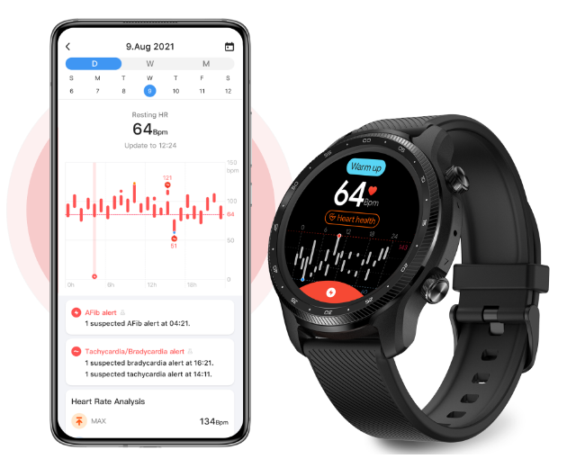 Išmanusis laikrodis Mobvoi TicWatch Pro 3 Ultra, Juodos spalvos | Varle.lt