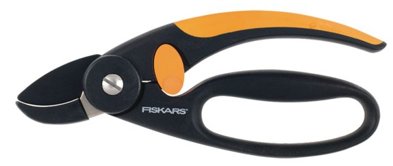 Fiskars Sekatorius atraminiais ašmenimis su pirkštams skirta anga P43, 1001535 aprašymas - Prekės nuotrauka