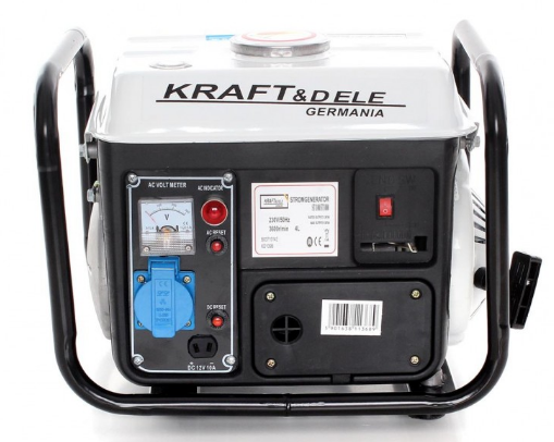 Kraft&Dele vienfazis benzininis generatorius KD-109B 800W aprašymas - Prekės nuotrauka