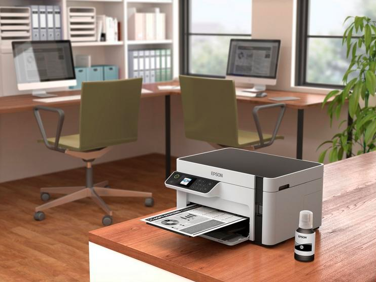 Epson | Daugiafunkcinis compact spausdintuvas | EcoTank M2120 | Inkjet | Mono | A4 | Wi-Fi | Baltas aprašymas - Prekės nuotrauka
