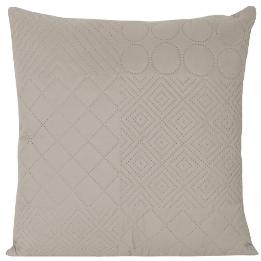 Eurofirany DESIGN 91 BONI / 5 Pagalvės užvalkalas su karšto spaudimo technika įspaustu skiautinių motyvu, 40X40 cm, spalva: sidabrinė aprašymas - Prekės nuotrauka