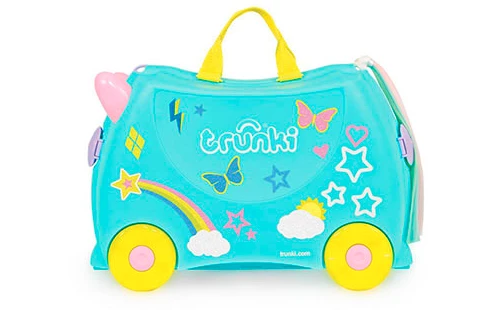 Trunki kelioninis lagaminas su ratukais vaikams | Boružėlė Harley aprašymas - Prekės nuotrauka