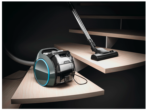 Miele Boost CX1 PowerLine pilkas cikloninis dulkių siurblys aprašymas - Prekės nuotrauka