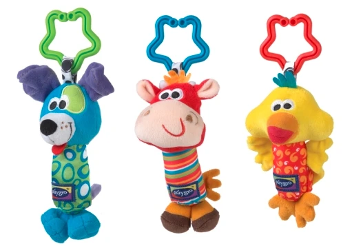 Nascita PLAYGRO pakabinamas žaislas Trys draugai My First, 0181059 aprašymas - Prekės nuotrauka