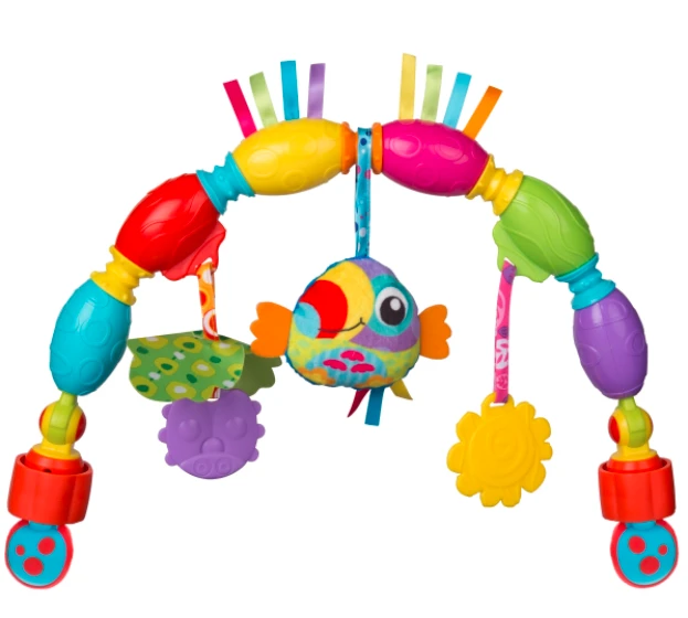 PLAYGRO vežimėlio žaislas Toucan Musical Play Arch, 0186985 aprašymas - Prekės nuotrauka
