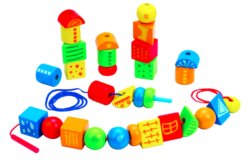 HAPE kaladėlės suveriamos, vaivorykštės spalvų, E1019 aprašymas - Prekės nuotrauka