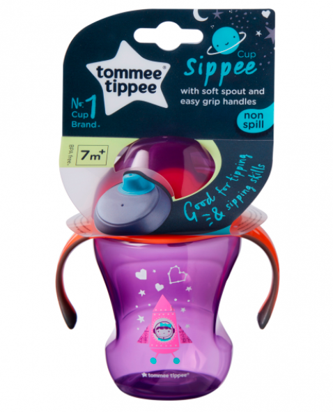 TOMMEE TIPPEE mokomasis puodelis, 7 mėn+, 447152 aprašymas - Prekės nuotrauka