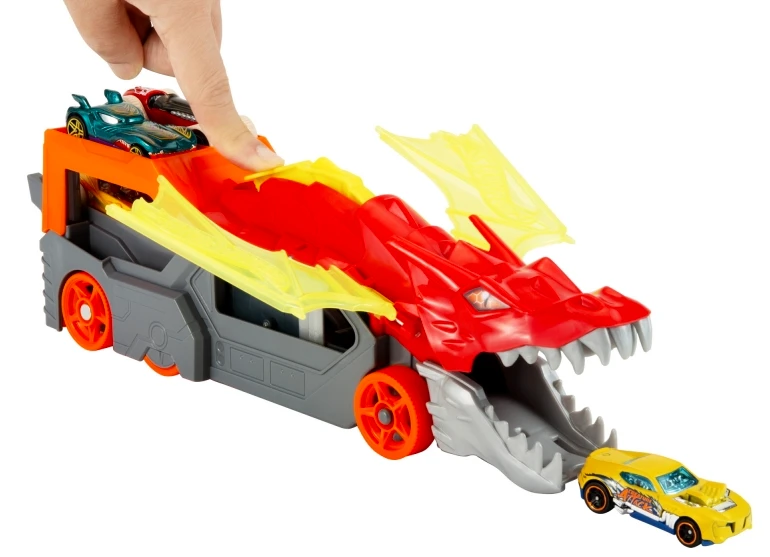 Hot Wheels transporteris „Drakonas“ aprašymas - Prekės nuotrauka