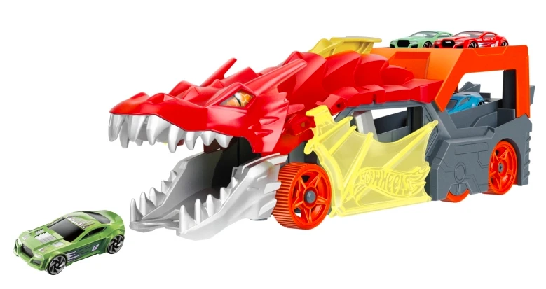 Hot Wheels transporteris „Drakonas“ aprašymas - Prekės nuotrauka