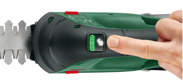 Krūmų ir žolės akumuliatorinių žirkių rinkinys Bosch Advanced Shear 18V-10 Be akumuliatoriaus ir kroviklio aprašymas - Prekės nuotrauka