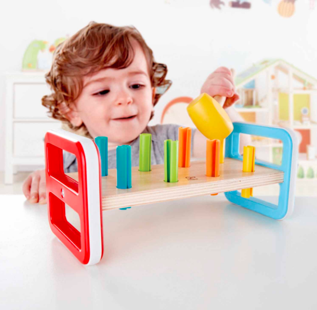 HAPE Lavinanamis žaislas Spalvingas grūstuvėlis, E0506B aprašymas - Prekės nuotrauka