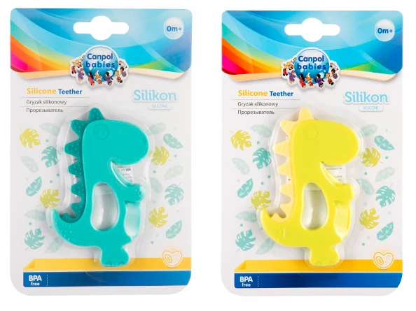 CANPOL BABIES silikoninis kramtukas naujagimiui DINOSAUR, 51/006 aprašymas - Prekės nuotrauka