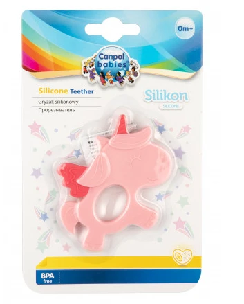 CANPOL BABIES silikoninis kramtukas naujagimiui UNICORN, 51/007 aprašymas - Prekės nuotrauka