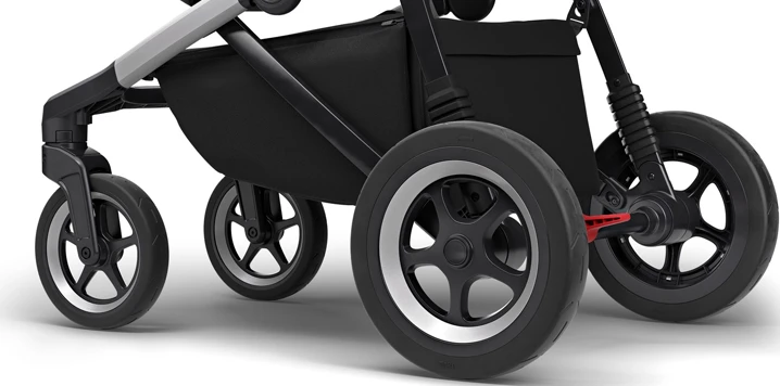Thule Sleek – daugiafunkcis vežimėlis, pilkas aprašymas - Prekės nuotrauka