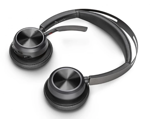 Ausinės Poly Voyager Focus 2 UC USB-A aprašymas - Prekės nuotrauka