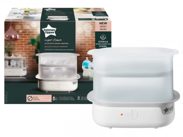 TOMMEE TIPPEE elektrinis sterilizatorius, 42323661 aprašymas - Prekės nuotrauka