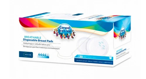 Canpolbabies CANPOL BABIES vienkartiniai įklotai į liemenėlę, 30 vnt., 1/653 aprašymas - Prekės nuotrauka