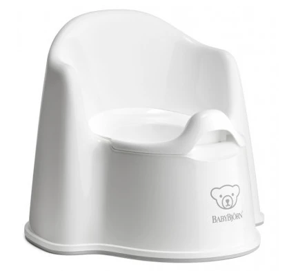 BABYBJORN naktipuodis Puodukas Baltas 055221 aprašymas - Prekės nuotrauka