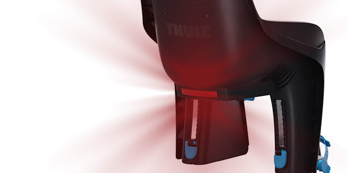 Thule RideAlong Lite - ant rėmo tvirtinama dviračio kėdutė | Šviesiai pilka aprašymas - Prekės nuotrauka
